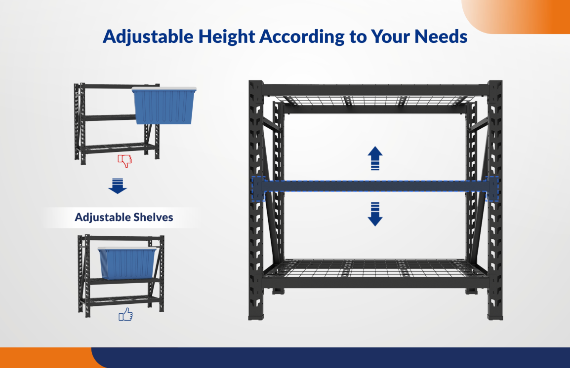 Heavy Duty Metal Storage Shelving