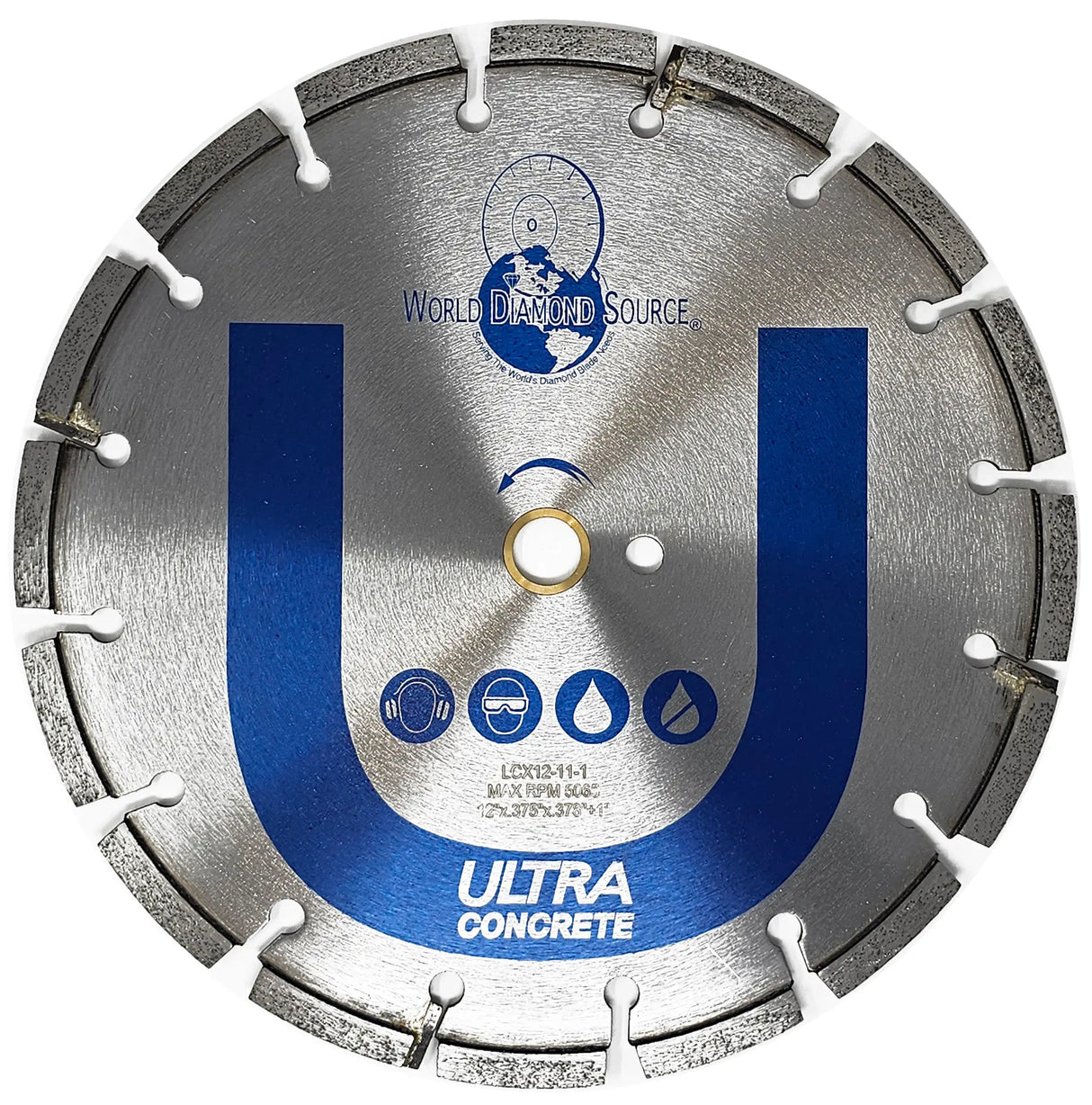 12″ x .375″ x 1″ wph – Ultra Series Concrete Looping – Dry