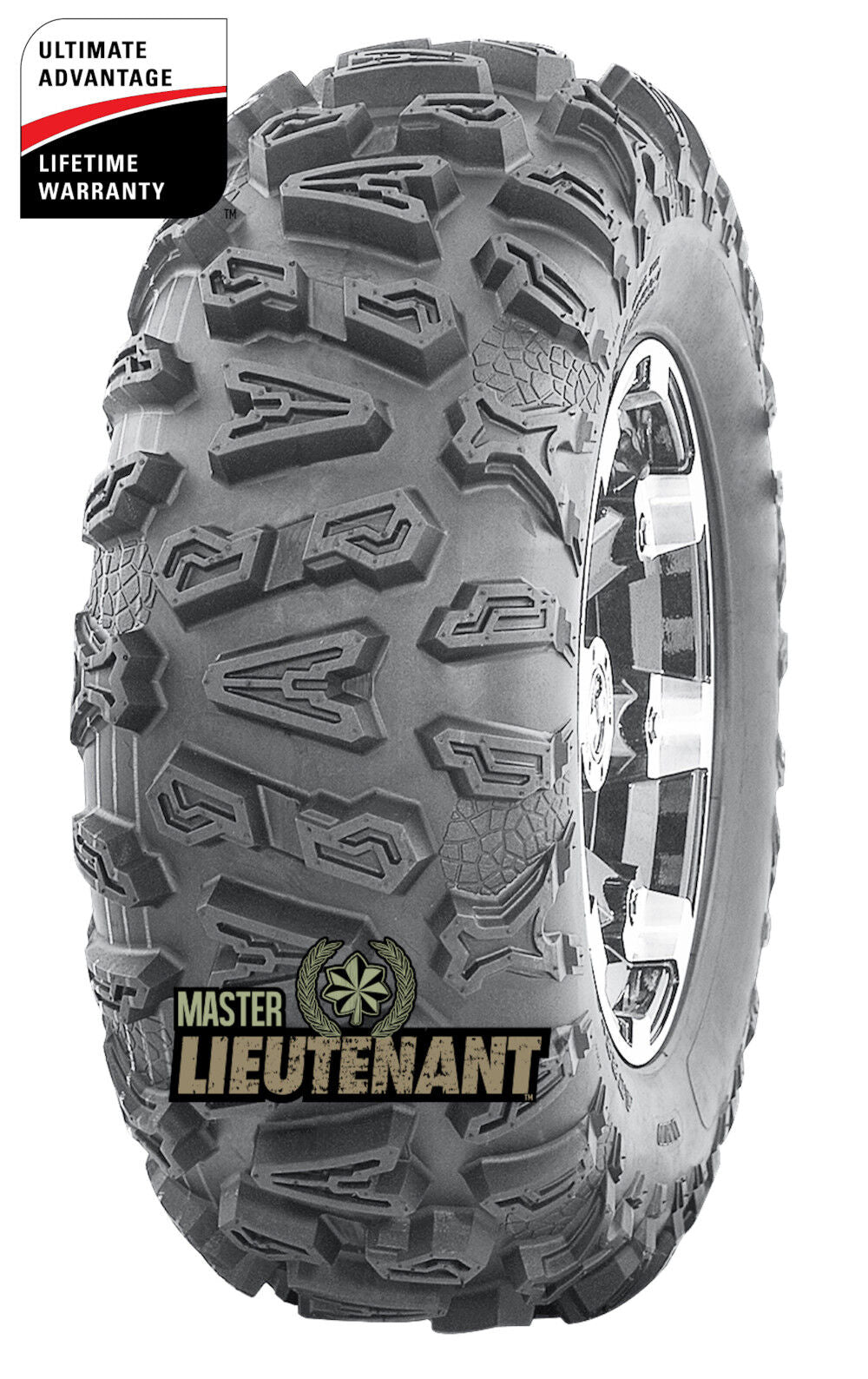 25x8.00-12 6P TL Lieutenant ATV Tire (Tire Only) 541410