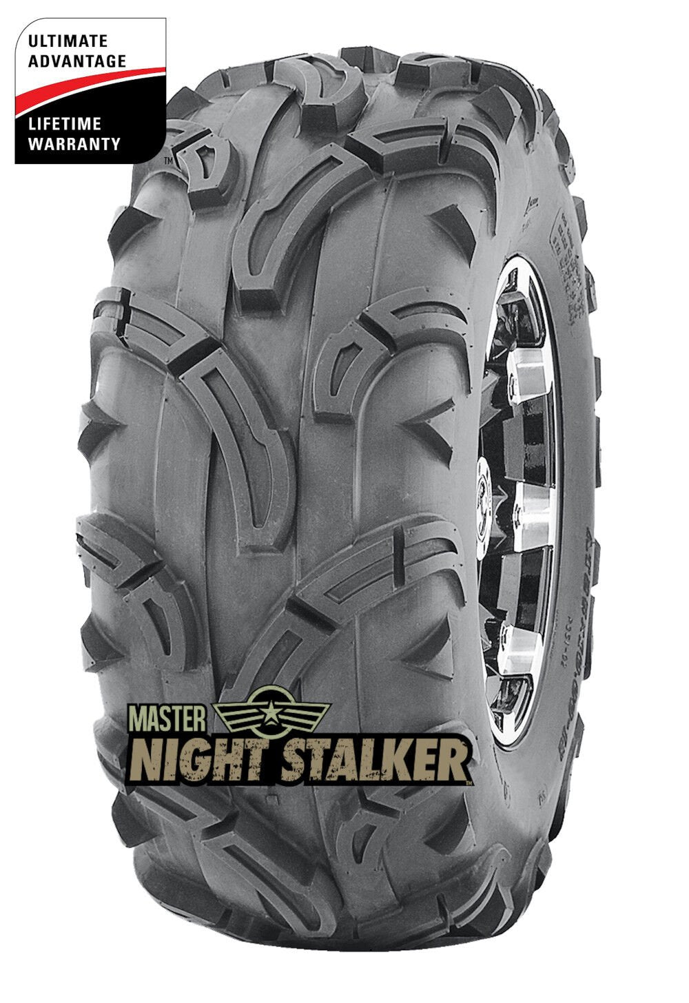 25x10.00-12 6P TL Night Stalker ATV Tire (Tire Only) 540720