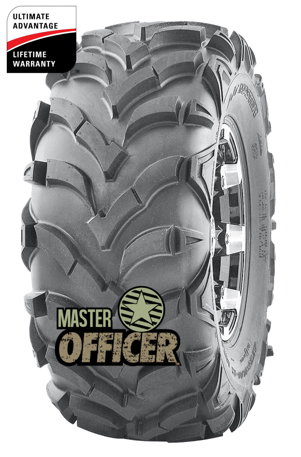 22x10.00-9 6P TL Officer ATV Tire (Tire Only) 540410