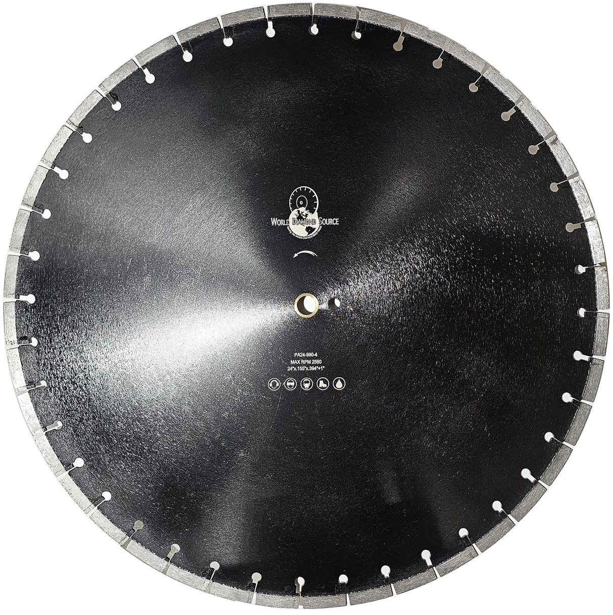 24″ x .155″ x 1″ wph – Ultra Series Asphalt Blade