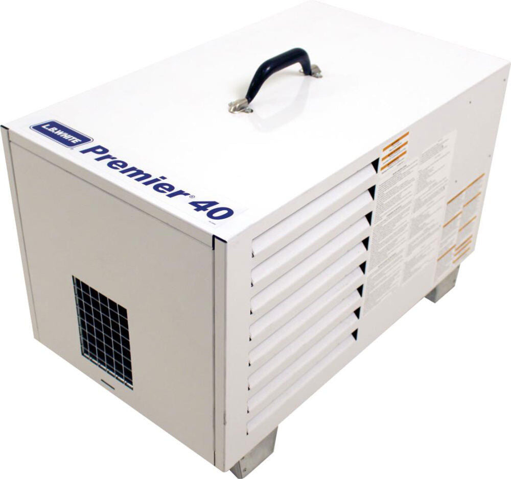 Premier 40 EnClosed Abrasive Grain Coat Flame Portable Heater LP PREMIER 40