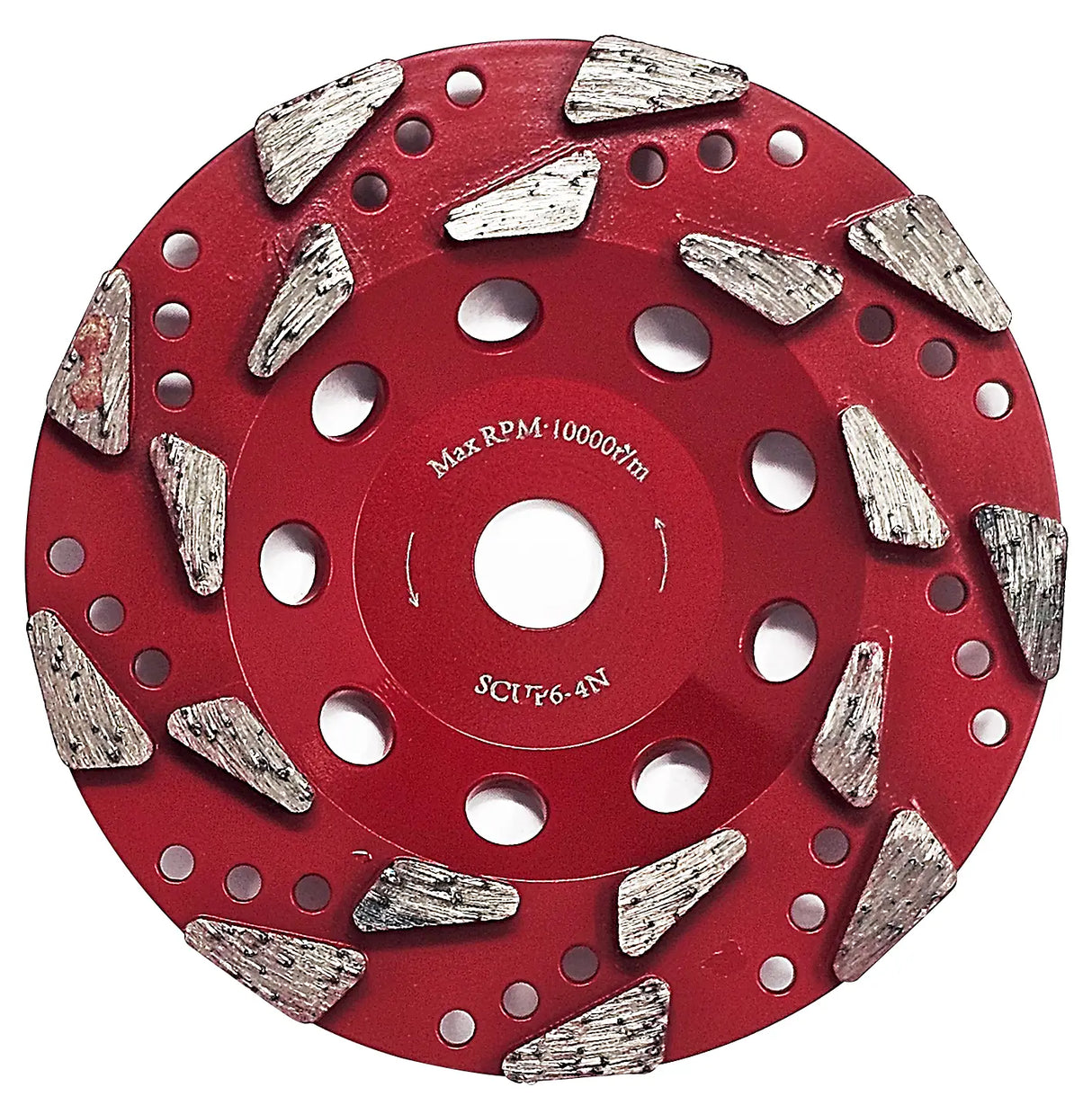 6″ Wheel of Death® Signature Series Cup Wheel – 16 Grit (Fits Hilti®)