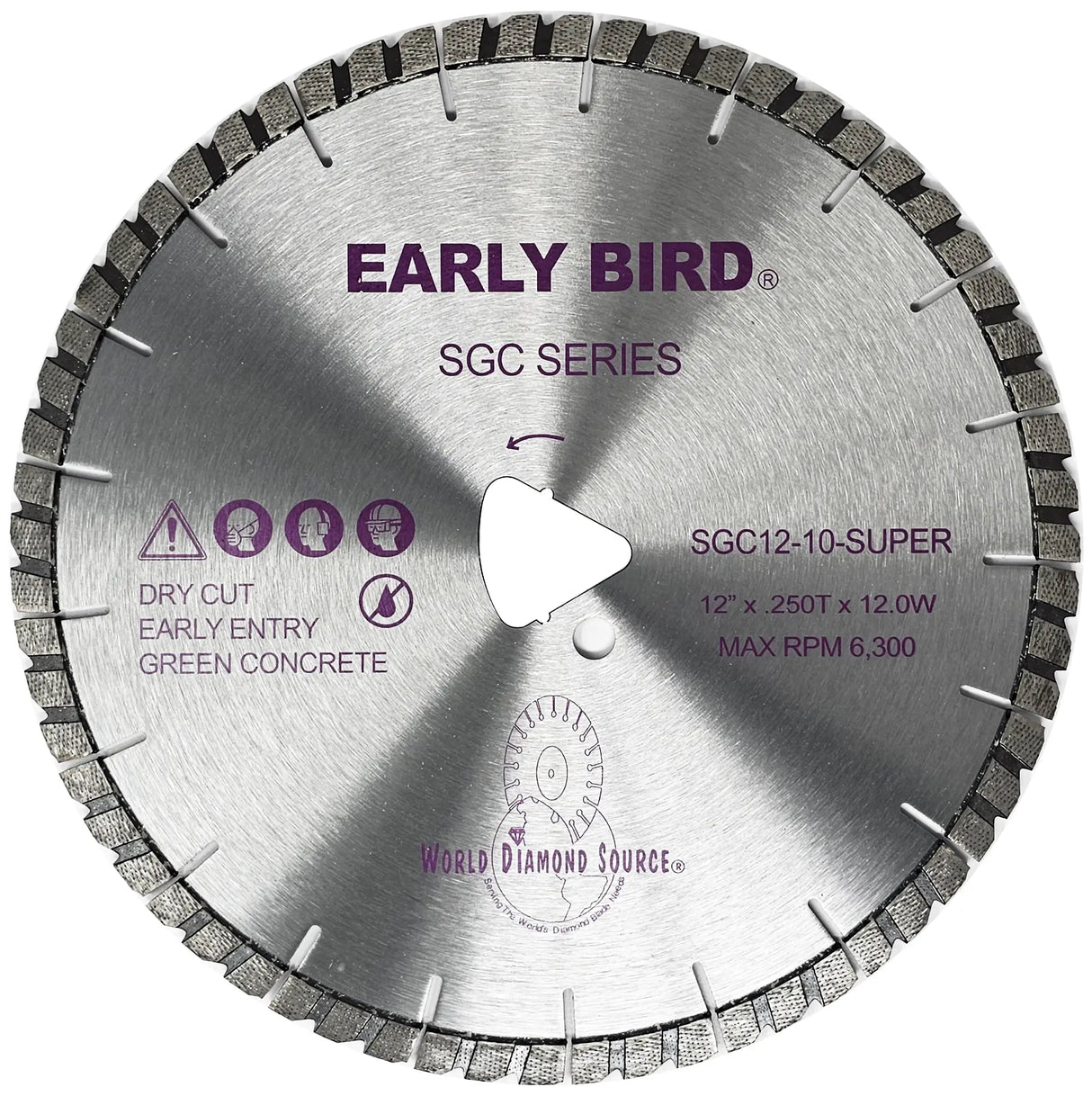 12″ x .250″ x SCT – Purple Series