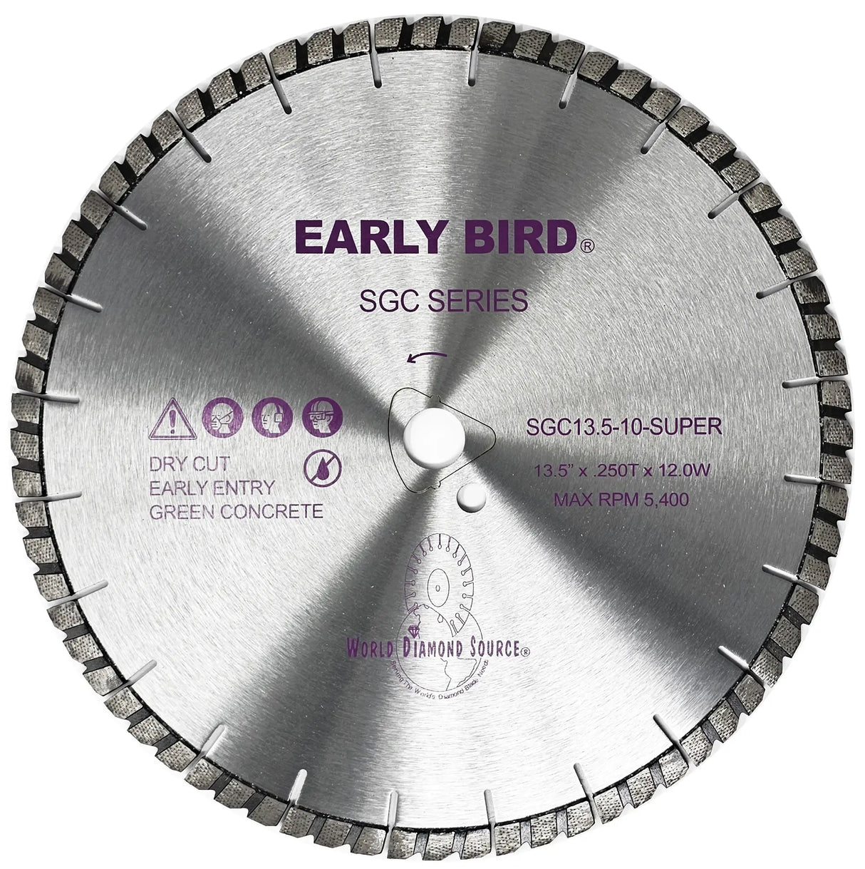 13.5″ x .250″ x SCT – Purple Series