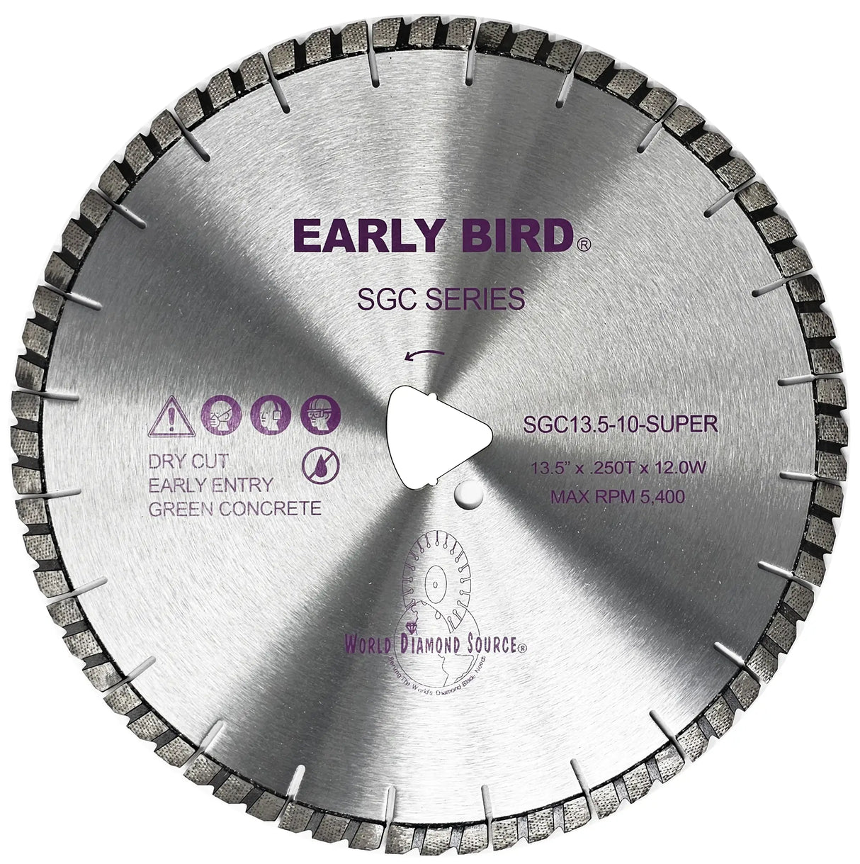 13.5″ x .250″ x SCT – Purple Series