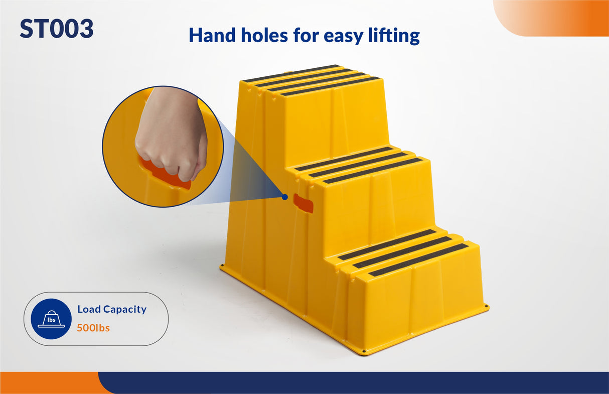 Polyethylene Step Stool 3 Steps