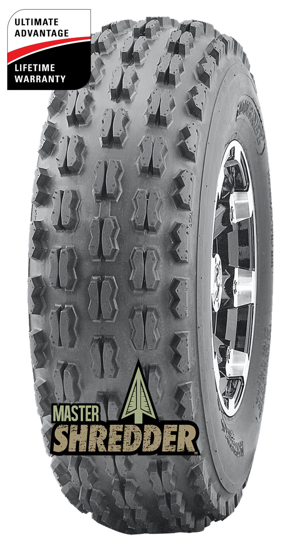 21x7.00-10 6P TL Shredder (Front) ATV Tire (Tire Only) 540940