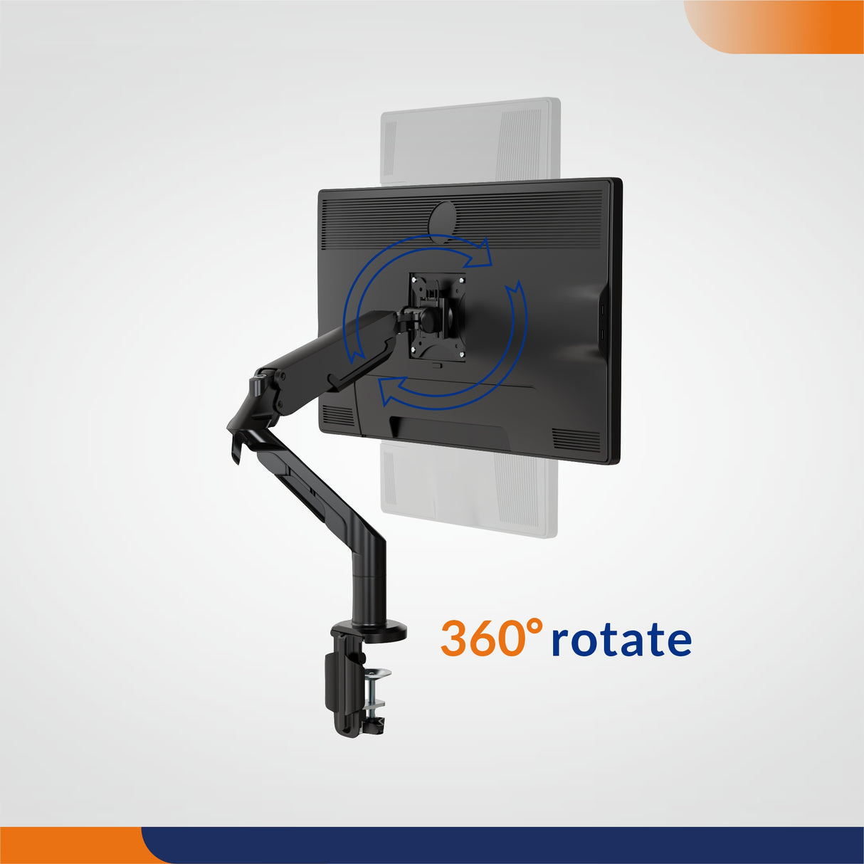 Single Monitor Stand WMA8 Support Max 36 Inch, 6.6 26.5 Lbs Screen