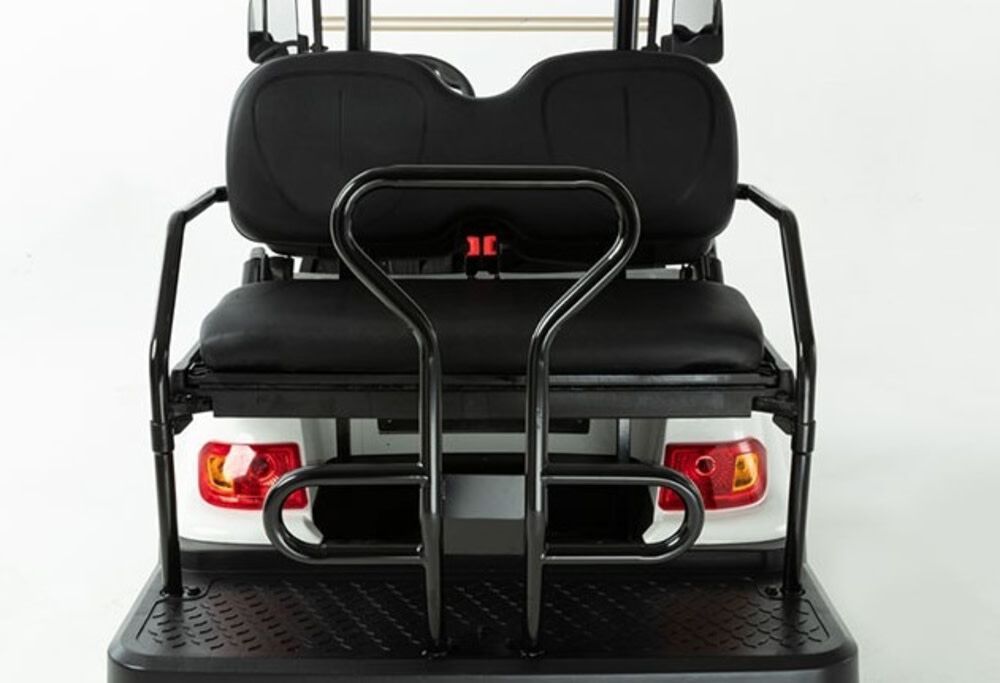 48V Electric 2+2 Passenger Lifted Golf Car Silver EV1 4L-SILVER-23