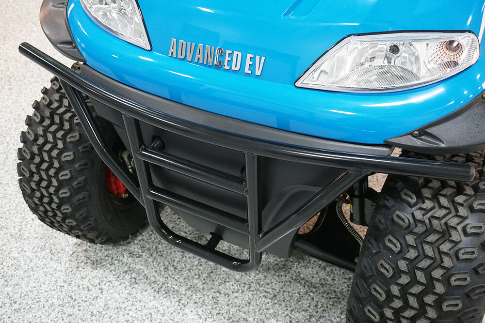 48V Electric 2+2 Passenger Lifted Golf Car - Skyblue EV1 4L-SKYBLUE-23