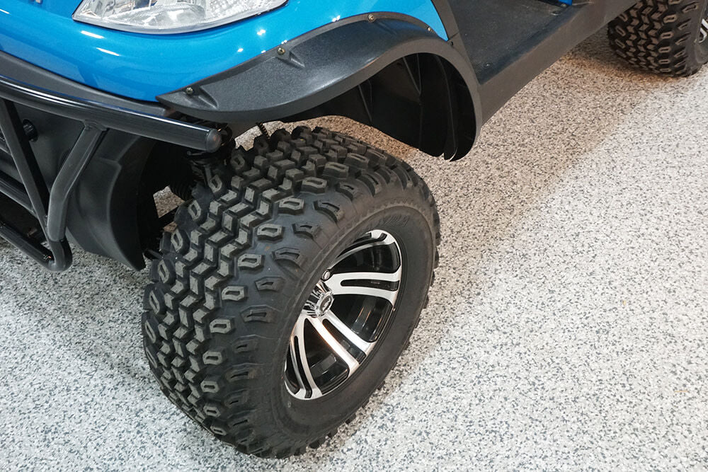 48V Electric 2+2 Passenger Lifted Golf Car - Skyblue EV1 4L-SKYBLUE-23