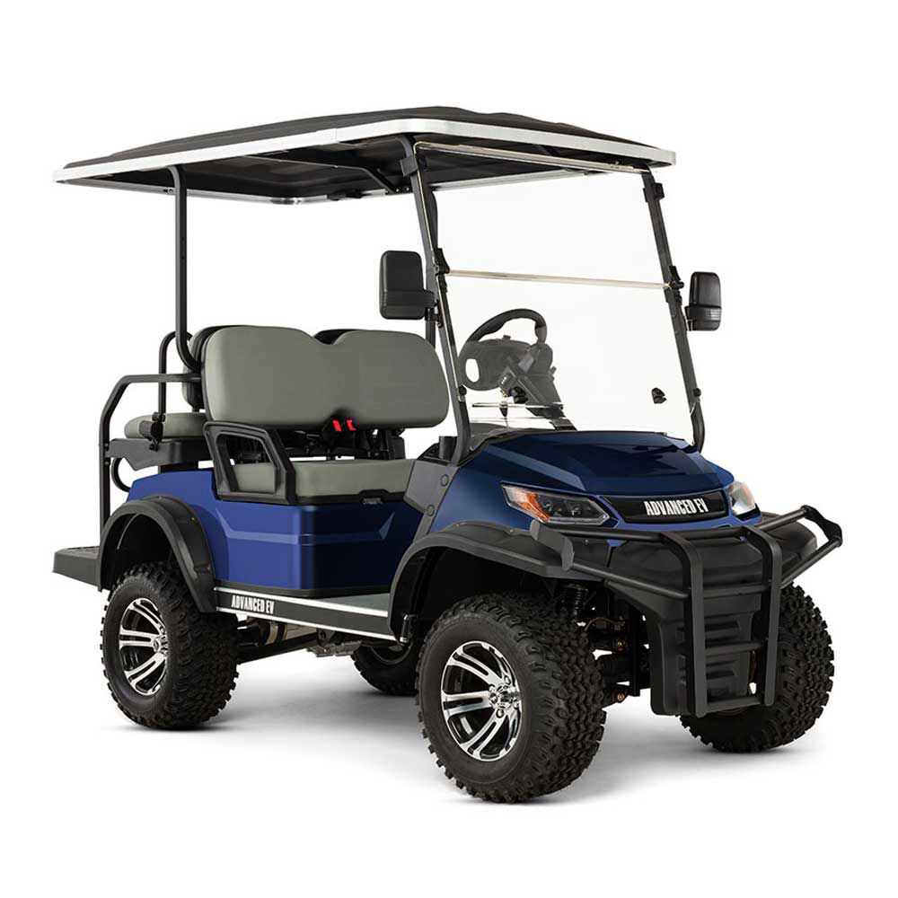 ADVENT 4L Golf Car 48V Lifted Electric 2+2 Metallic Blue ADVENT 4L-MBLUE-22