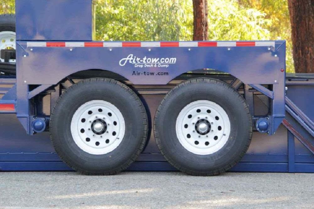 12' 5in Drop Deck & Dump Trailer 74in Deck Width - 10000# Capacity 3D12