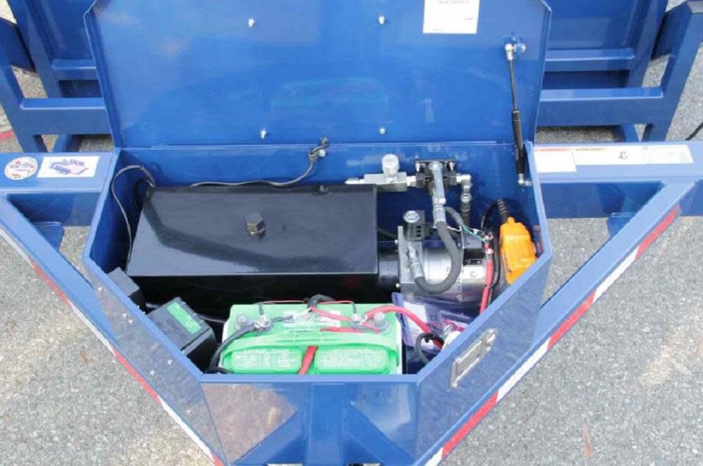 12' 5in Drop Deck & Dump Trailer 74in Deck Width - 10000# Capacity 3D12