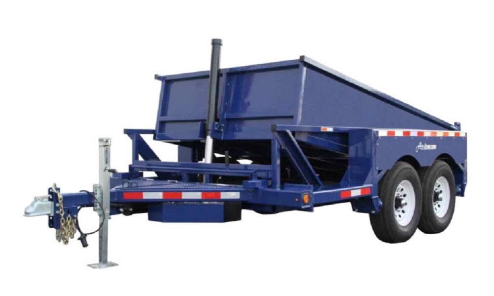 12' 5in Drop Deck & Dump Trailer 74in Deck Width - 10000# Capacity 3D12