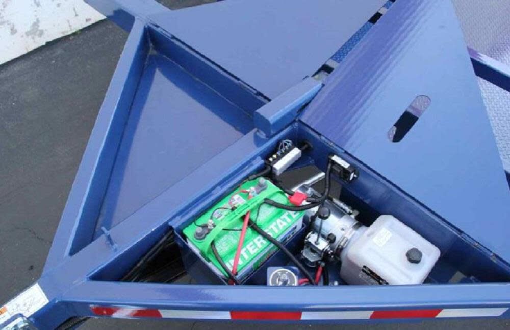 12' Drop Deck Flatbed Trailer 75in Deck Width - 10000# Capacity T12-10