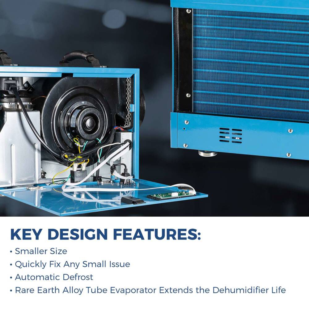 Sentinel HD 55 Dehumidifier 113 PPD, Blue X002PLZ9CR