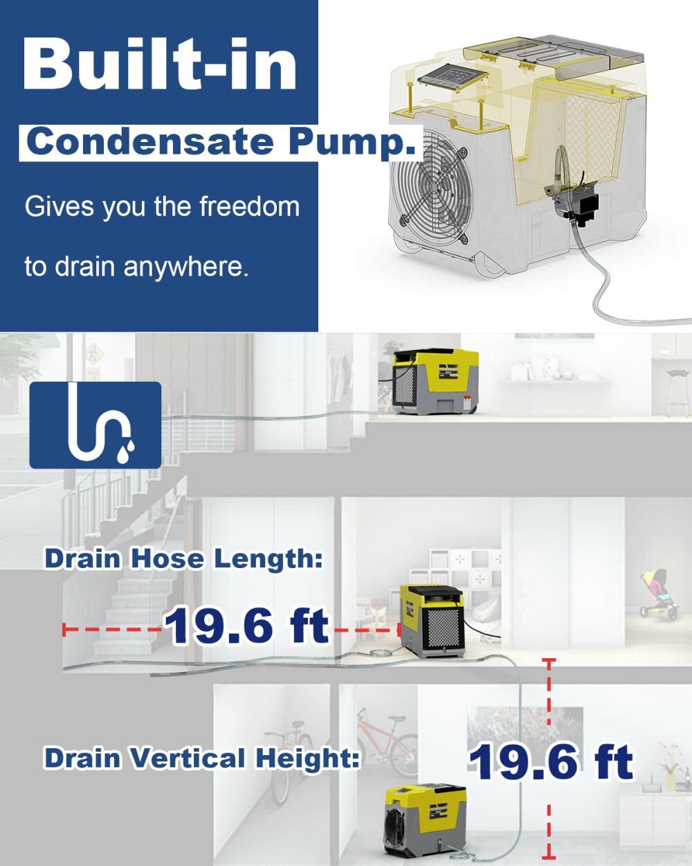 Storm SLGR 850X 180 PPD Dehumidifier, Yellow B085L3NHM8