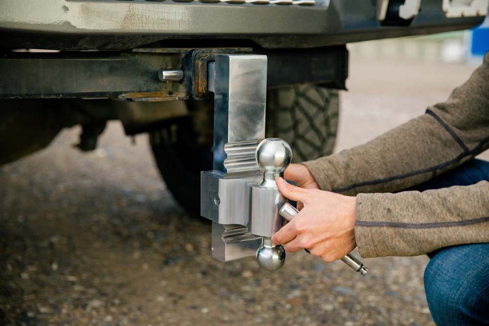 8' Rapid Hitch Aluminum Adjustable Ball Mount 3444