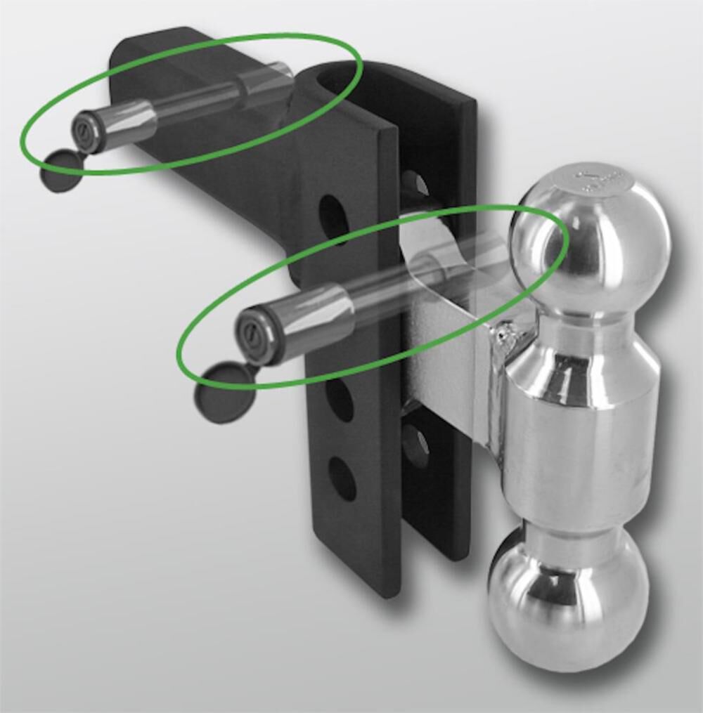EZ & EZ Heavy Duty Hitch Only Locking Pin Set Stainless Steel 3493