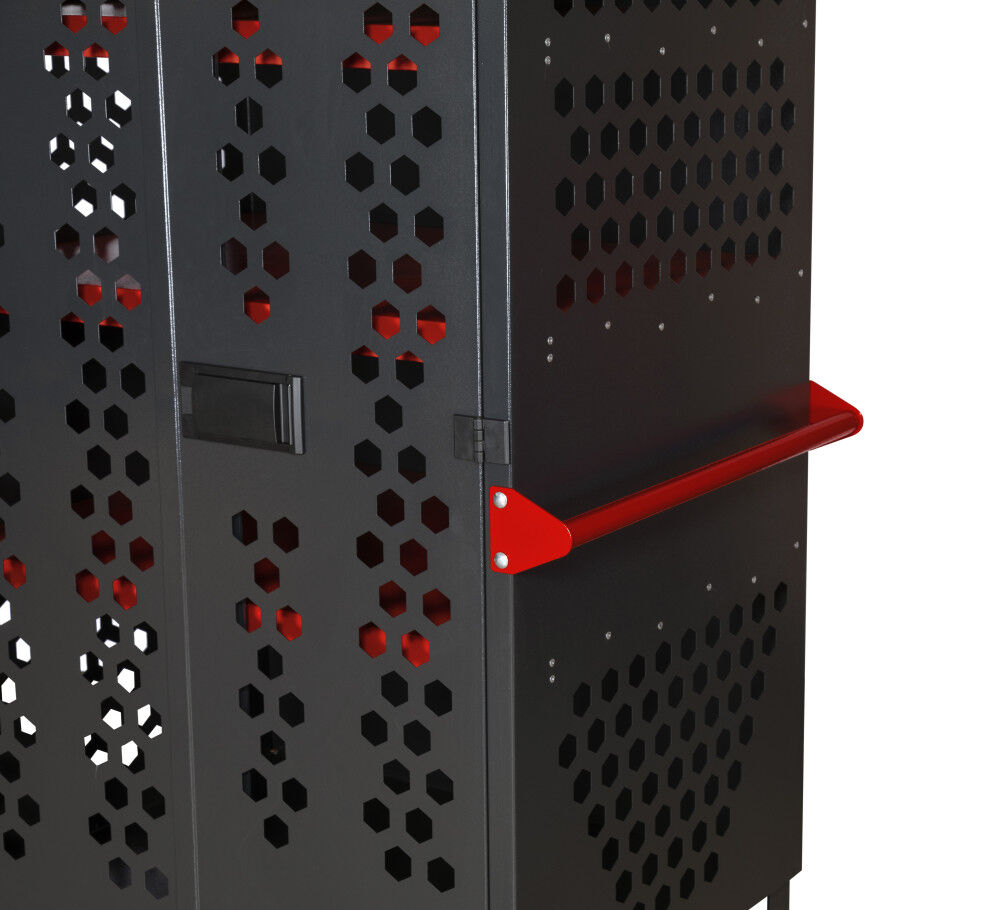 FittingStor Cabinet, 42.1 x 29.8 x 74.2in, Black FC6-T