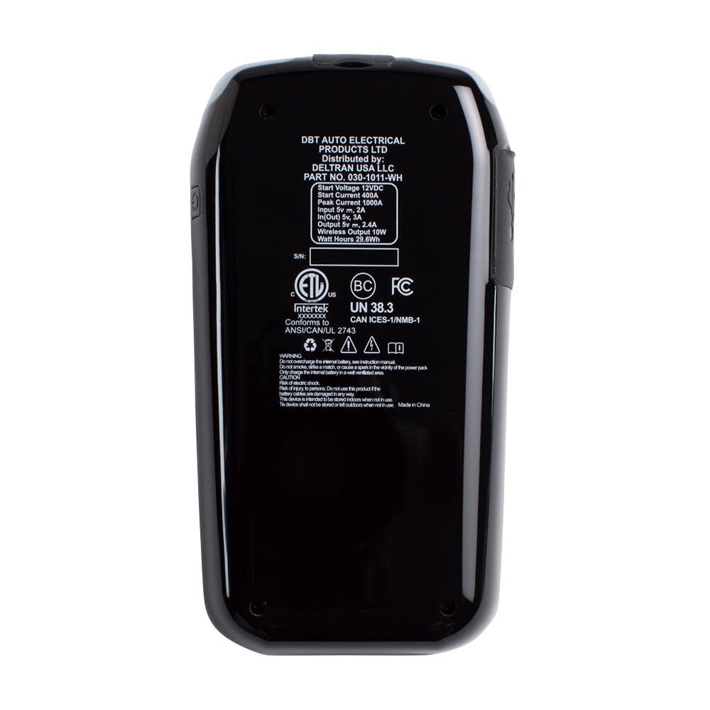 1000A Jump Starter & 8000mAh Power Bank 030-1011-WH