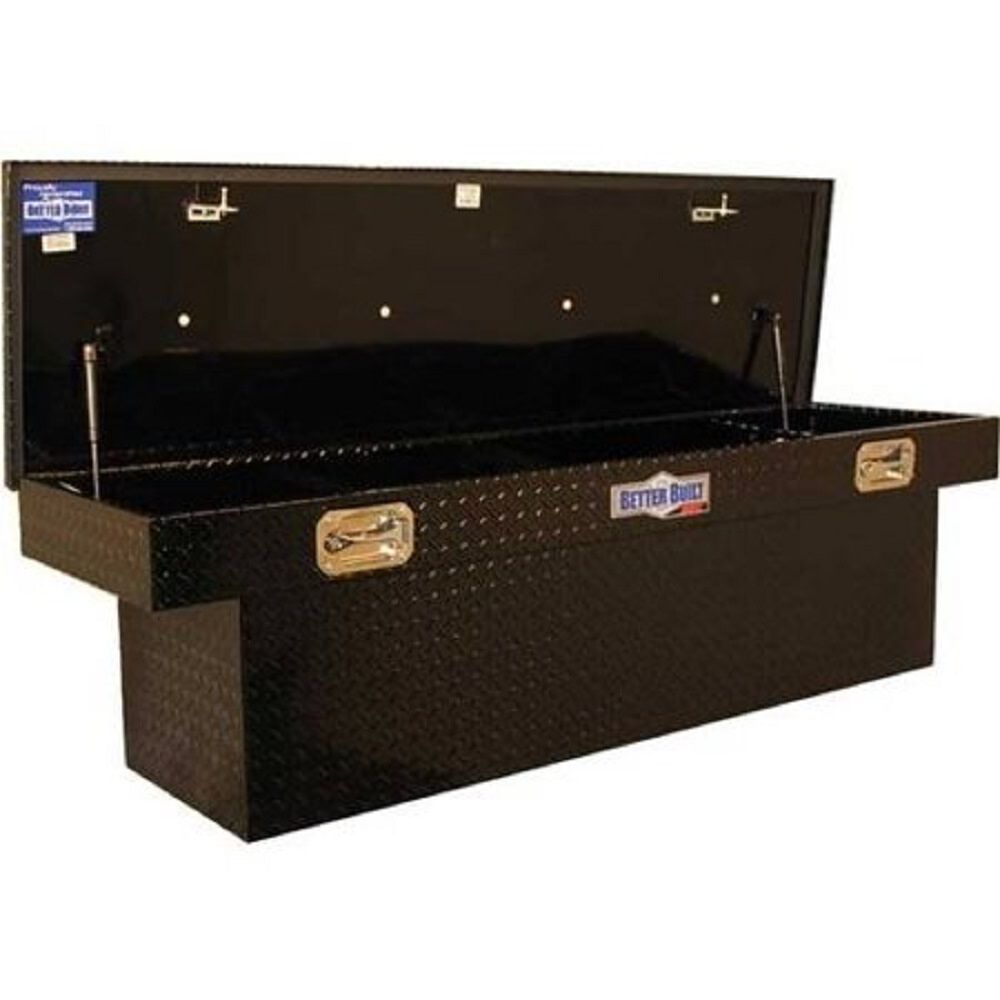 69in Gloss Black SEC Deep Saddle Truck Tool Box 79210987