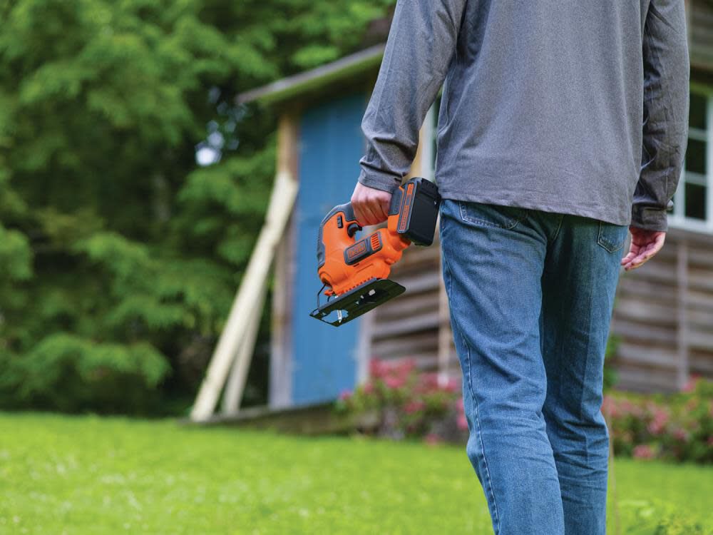 20-volt Max Variable Speed Keyless Cordless Jigsaw (Bare Tool) BDCJS20B