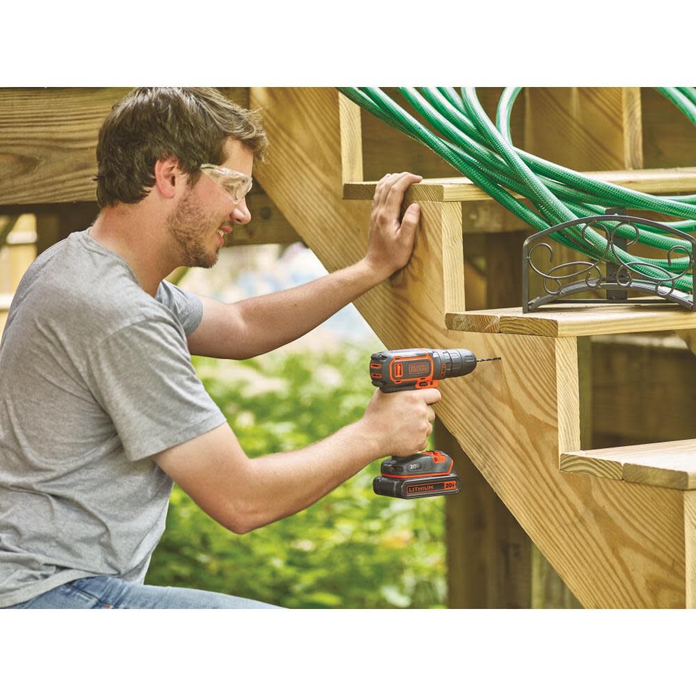 POWERCONNECT 20-volt Max 3/8-in Keyless Cordless Drill (1-Battery Included, Charger Included) BDCDD120C