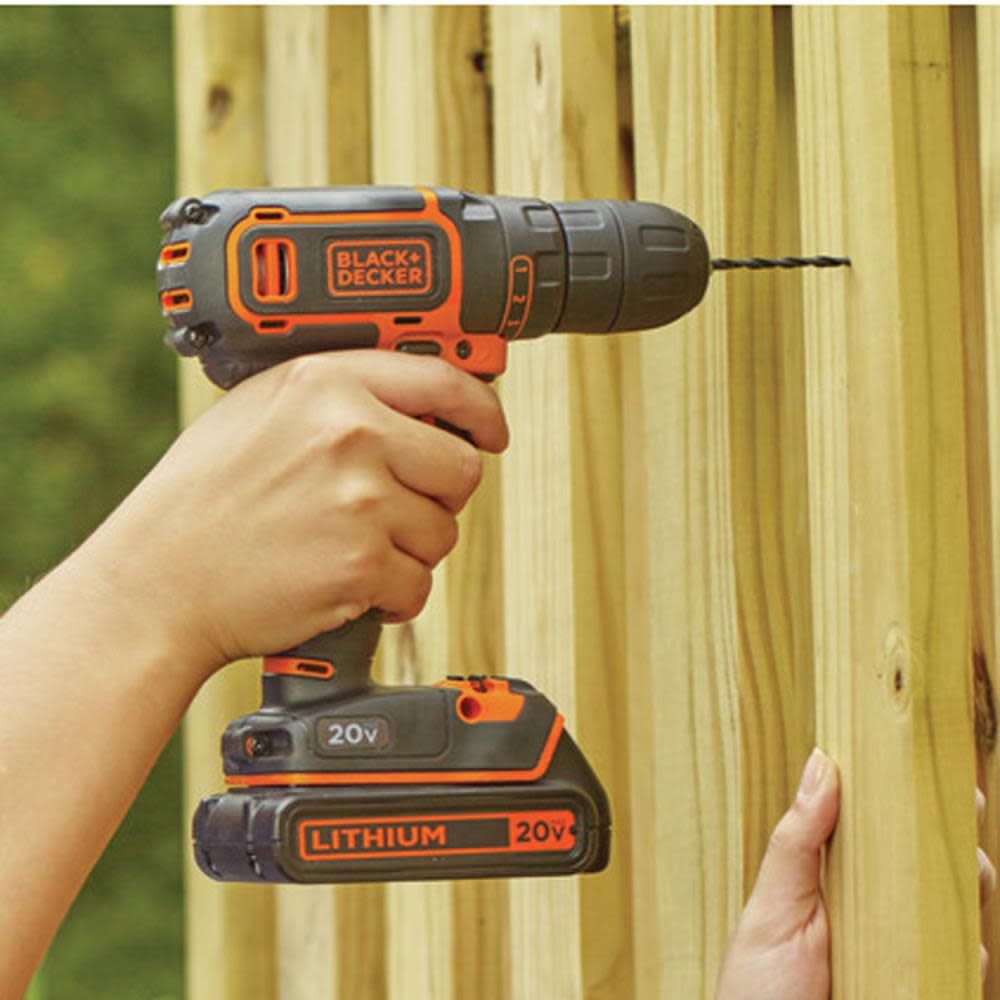POWERCONNECT 20-volt Max 3/8-in Keyless Cordless Drill (1-Battery Included, Charger Included) BDCDD120C