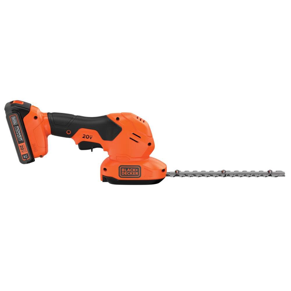 POWER CONNECT 20-volt Max 8-in Battery Hedge Trimmer 1.5 Ah (Battery Included and Charger Not Included) BCSS820C1