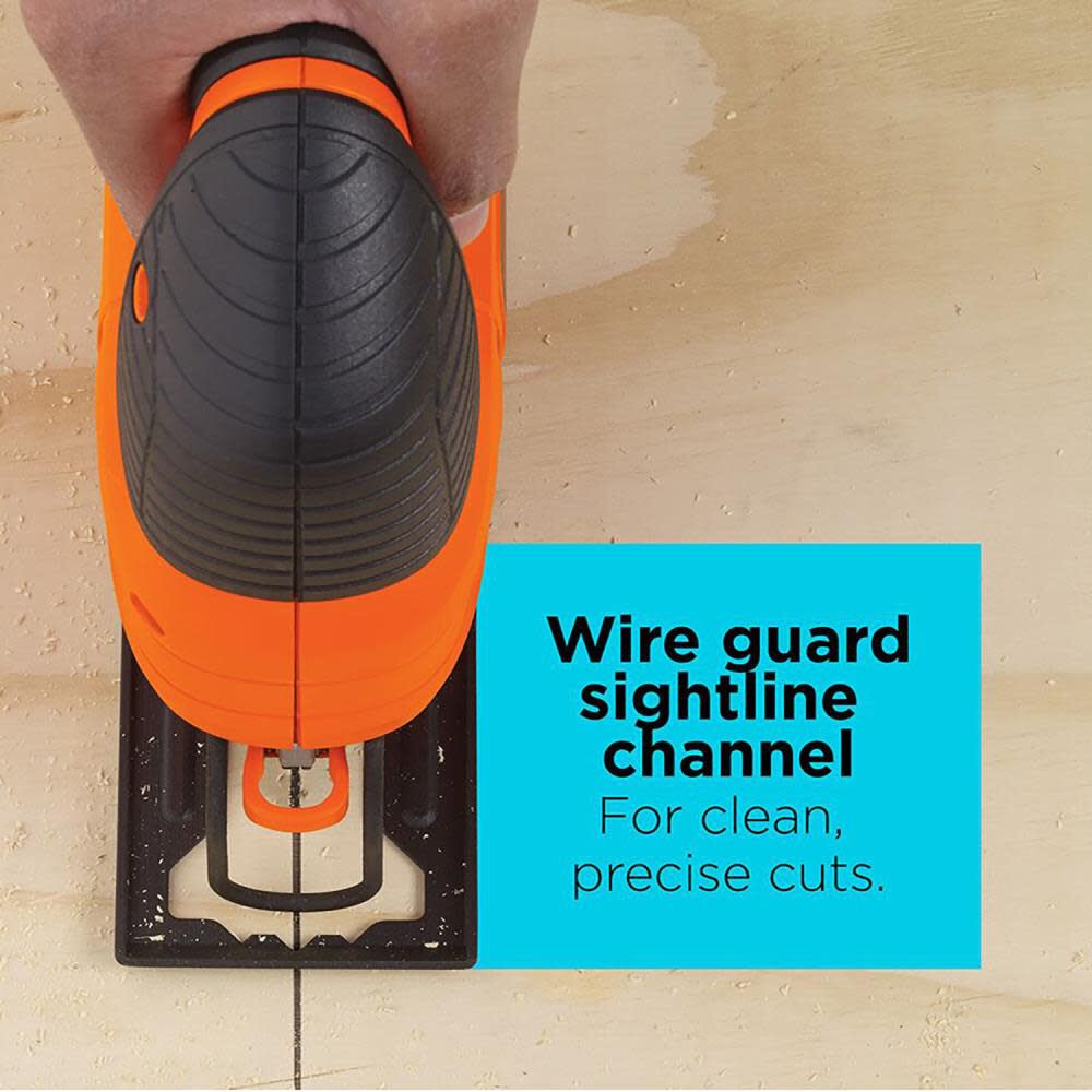 4.5-Amp Variable Speed Keyless Corded Jigsaw BDEJS300C