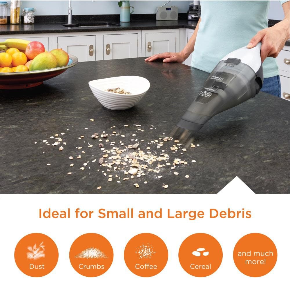 DUSTBUSTER Hand Vacuum White HNVC215B10