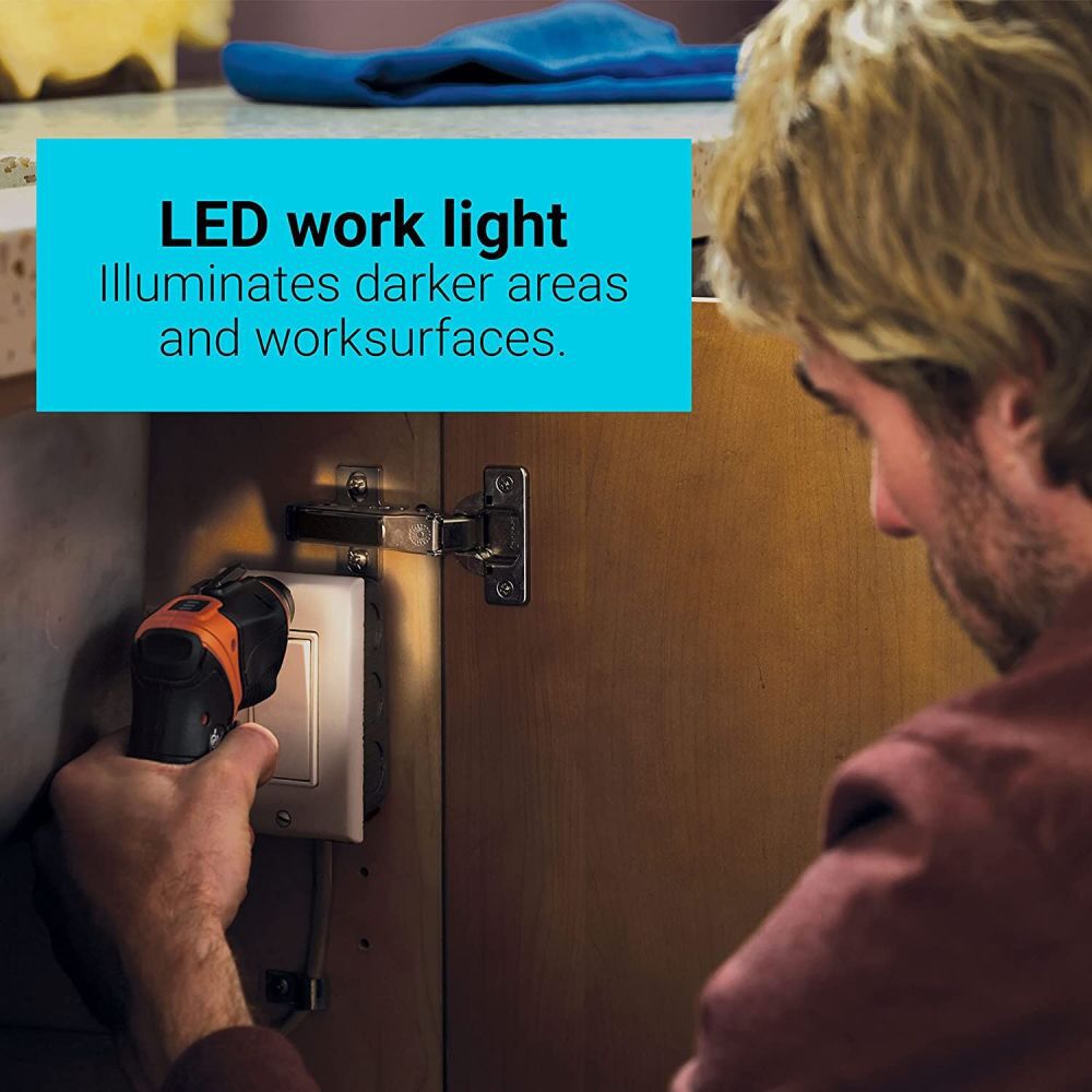 4-Volt Max 1/4-in Cordless Screwdriver (1-Battery Included and Charger Included) BDCS40BI