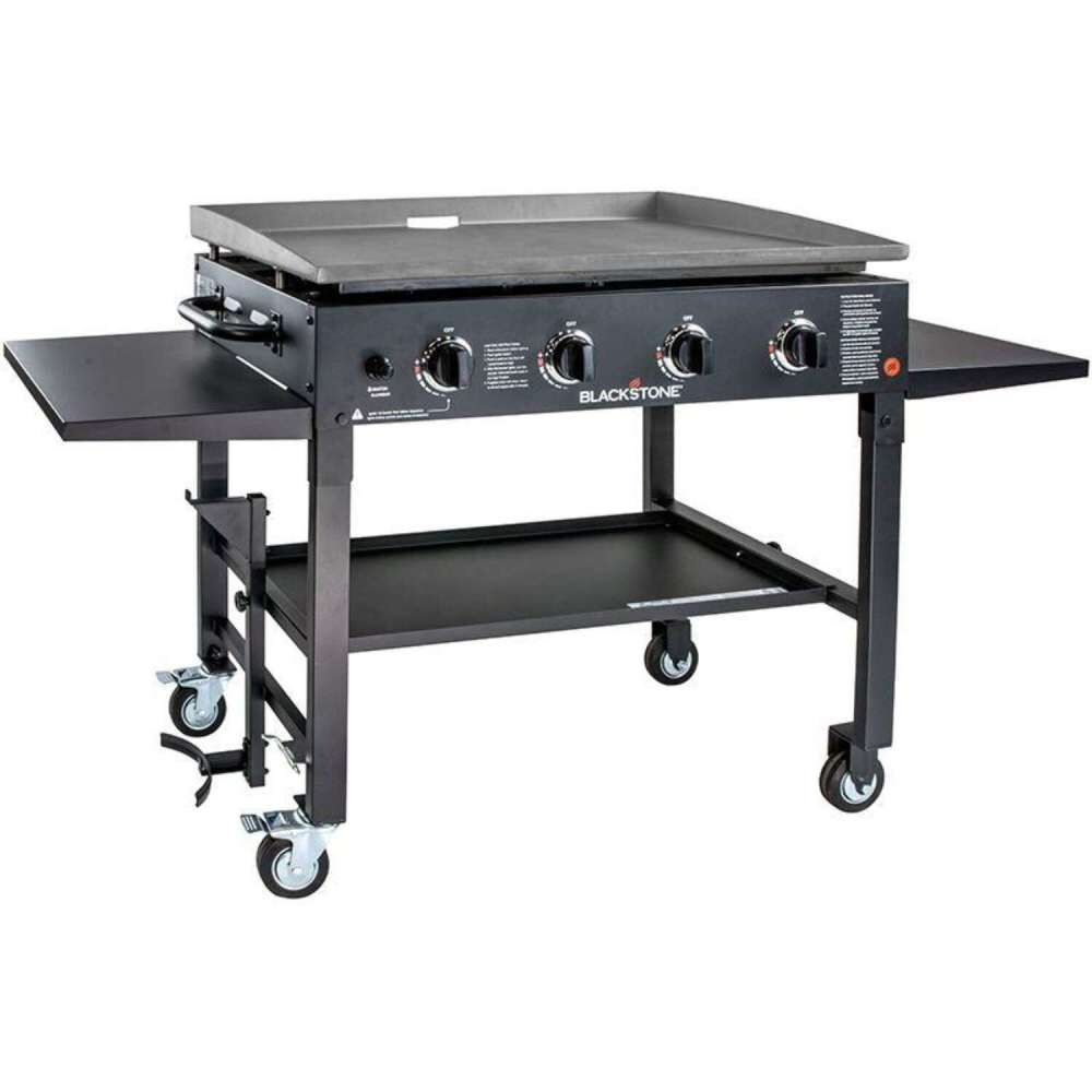Liquid Propane Griddle 36 x 22 x 63in Black 4 Burner 1554