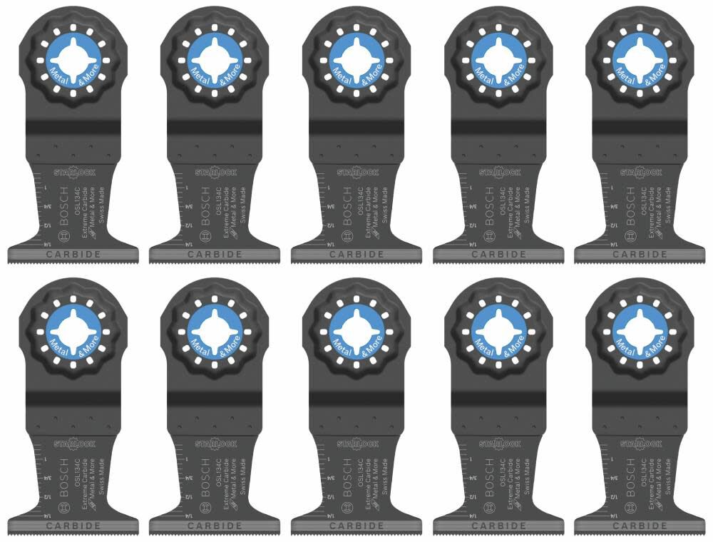 1-3/4 In. Starlock Oscillating Multi Tool Carbide Plunge Cut Blade 10 pk. OSL134C-10