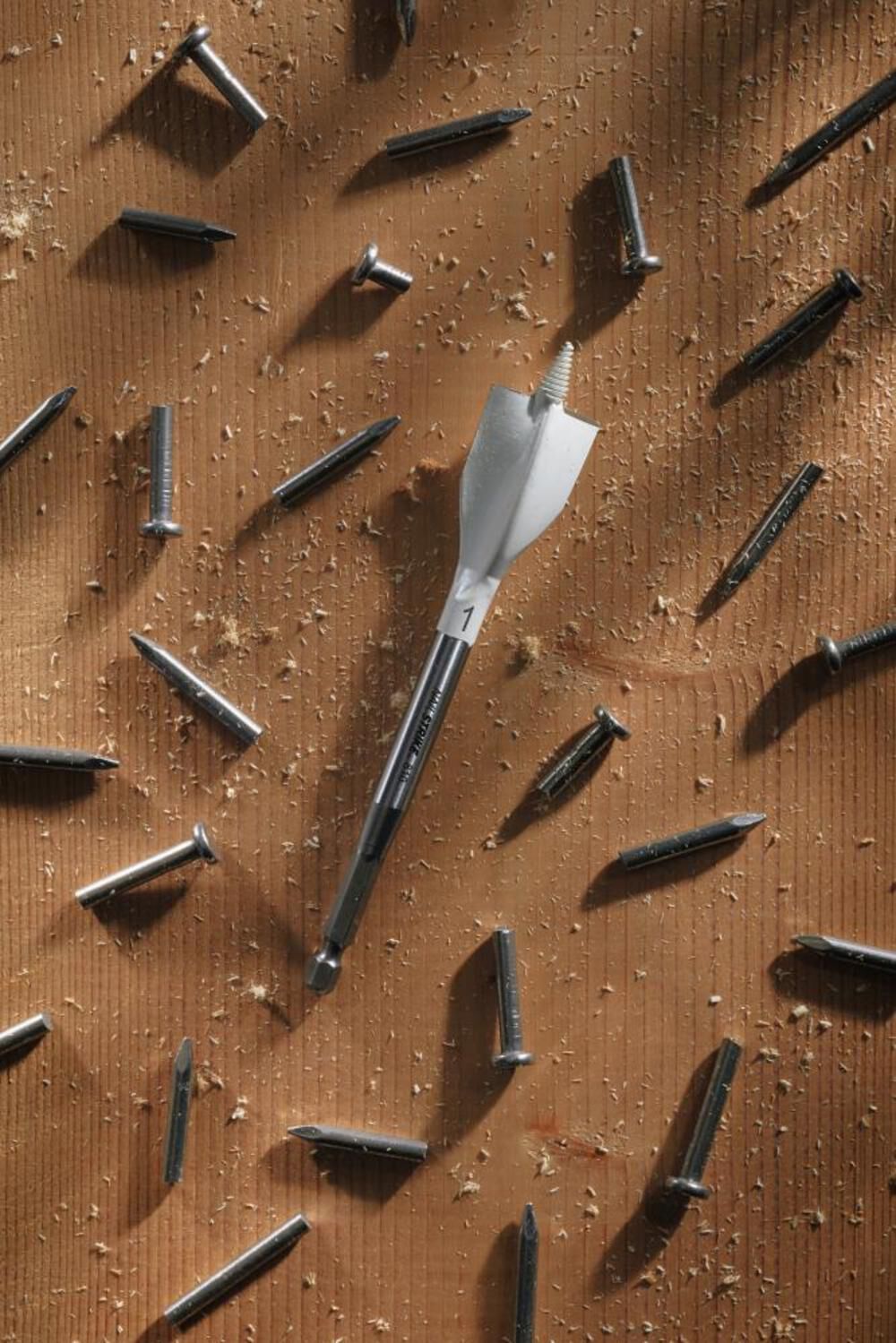 Nail Strike 3-Piece x 6-in Woodboring Spade Drill Bit Set NS5003