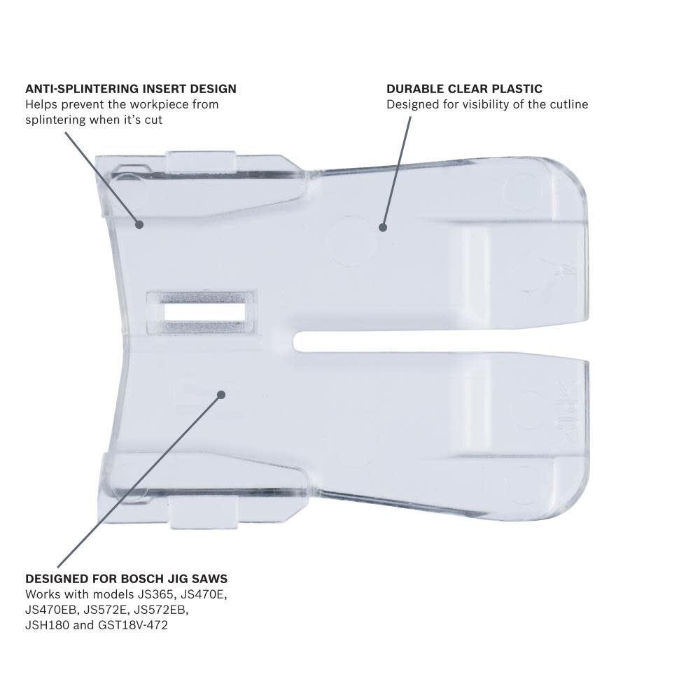 Jig Saw Anti-Splintering Insert (5 Pk.) JA1013