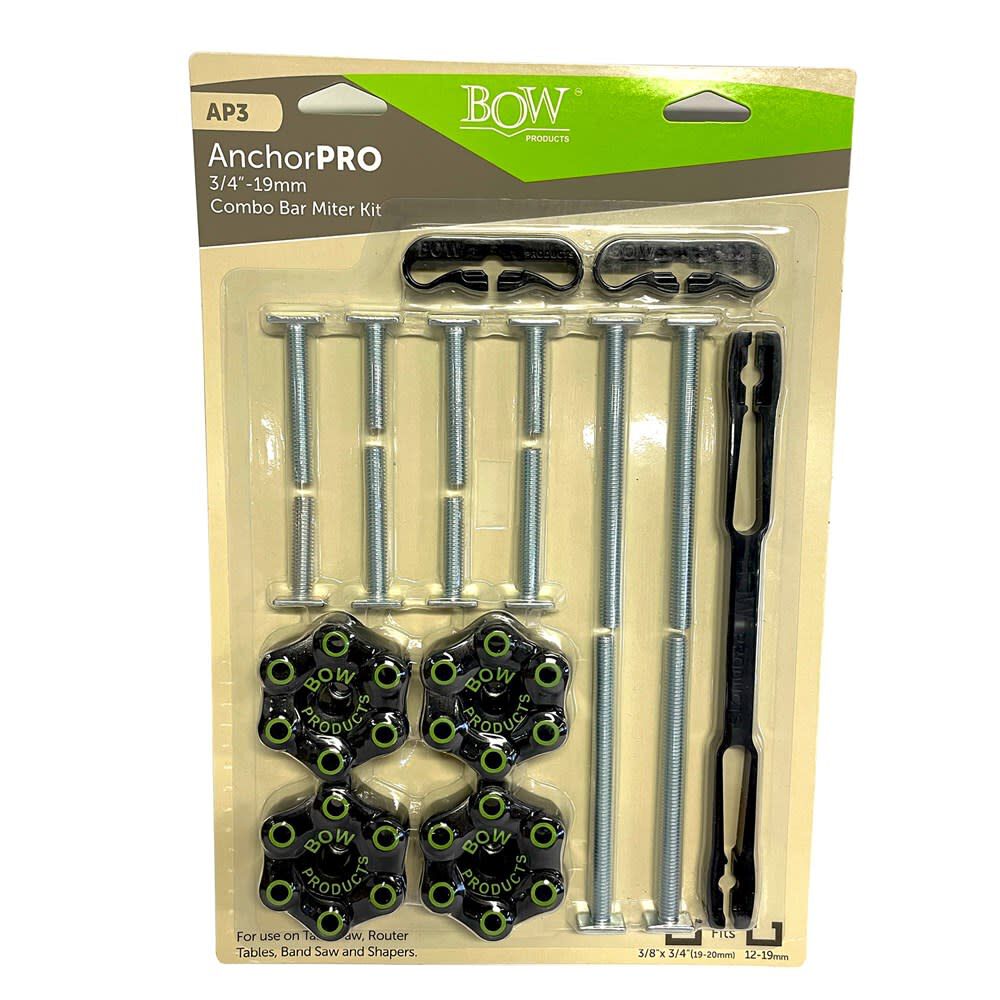 AnchorPro Combination 3/4in Long & Small Miter Bar Kit AP3
