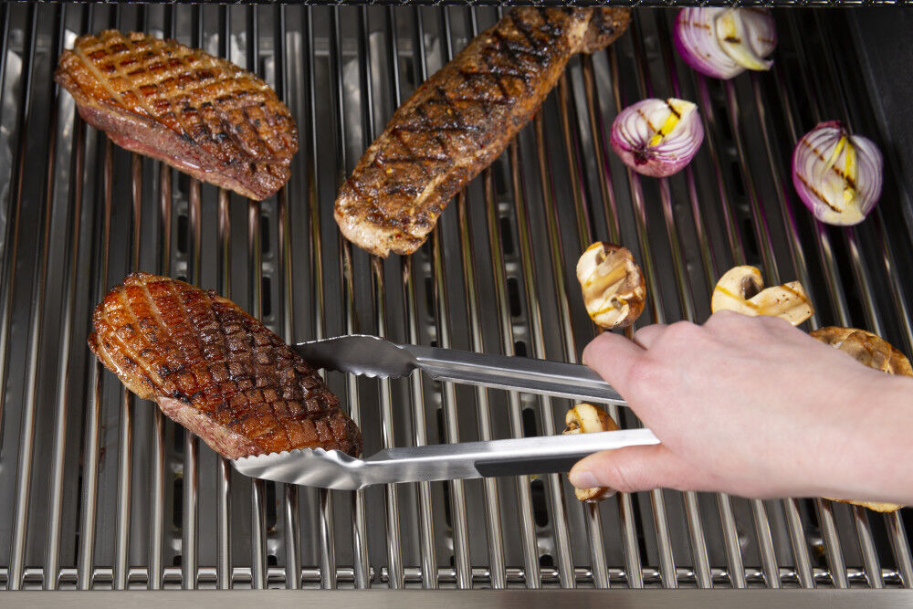 12 in Stainless Steel Baron Precision Baron Tongs 64036