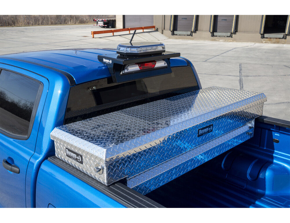 13x20x63 Inch Diamond Tread Aluminum Crossover Truck Tool Box 1709430