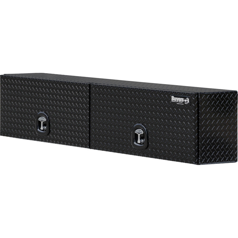 Truck Box 16x13x88 Gloss Black Diamond Tread Aluminum Topsider 1721356