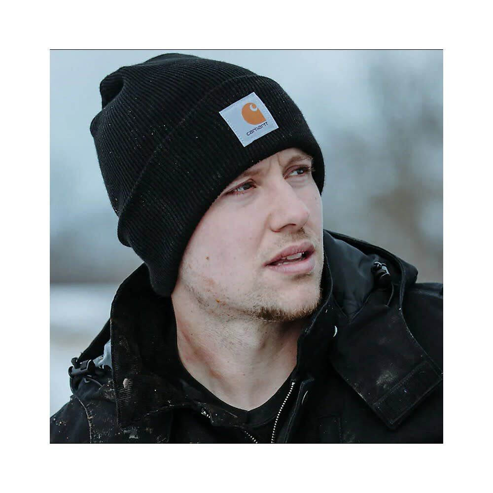 Cuffed Beanie/Watch Hat Mens Regular OS Acrylic Knit Mink A18V61