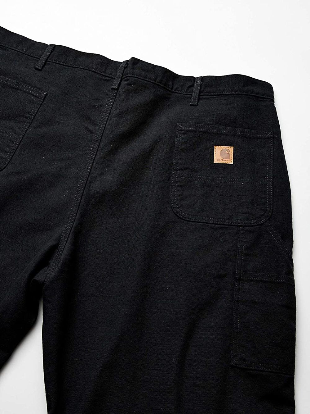 Men's Duck Dungaree Flannel Lined 33x30 Black Work Pants B111BLK-33X30