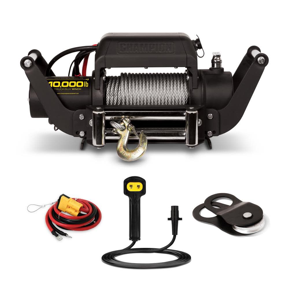10000-Lb Truck/SUV Winch Kit with Speed Mount and Remote Control 11006