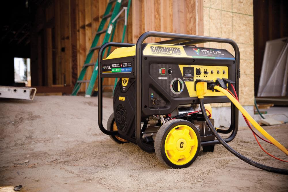 12000 Watt Tri-Fuel Generator Portable with Electric Start & CO Shield 201161