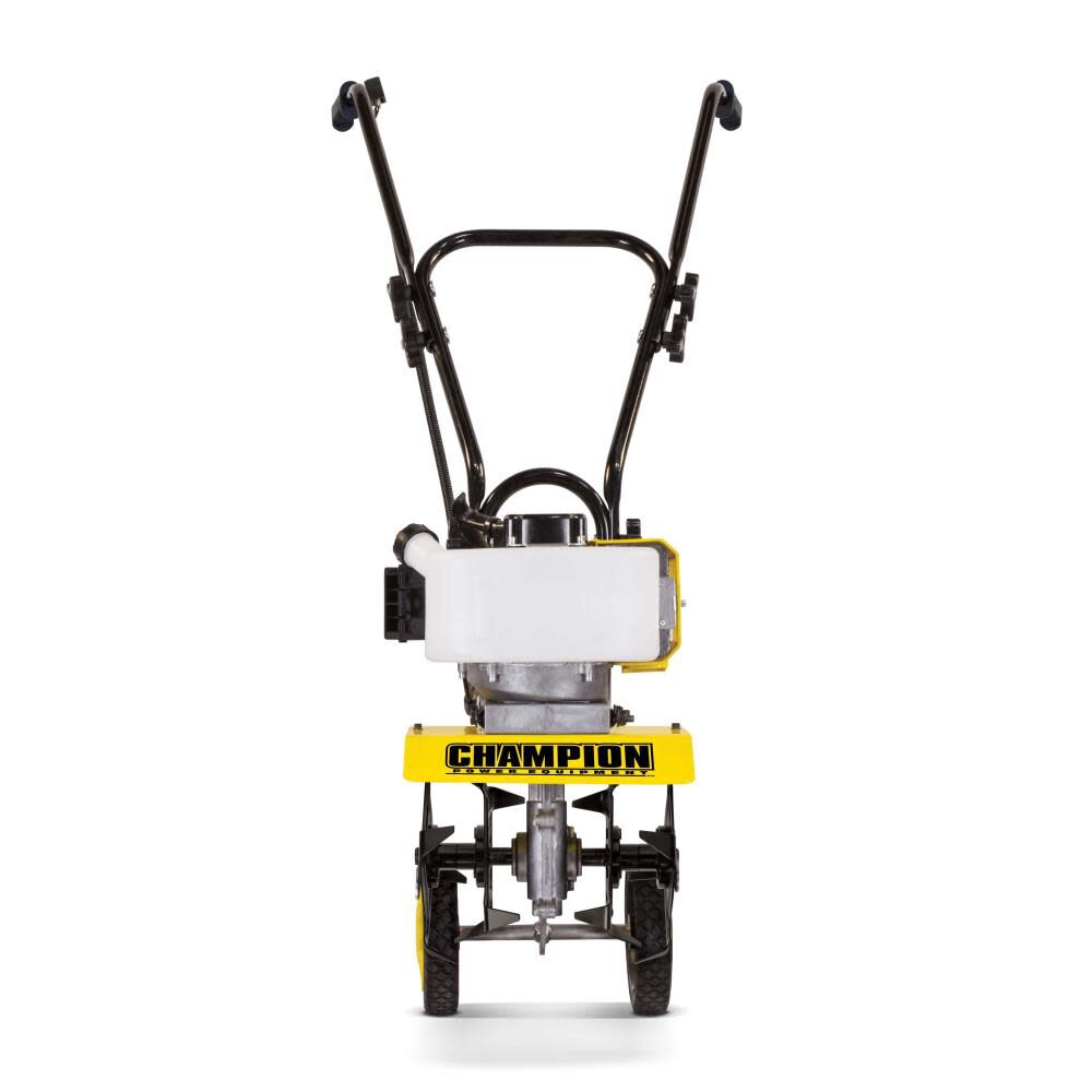 2-Stroke Portable Gas Garden Tiller Cultivator with Adjustable Depth 100882