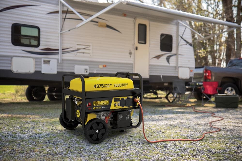 3500 Watt RV Ready Portable Generator with Wireless Remote Start CARB 100554